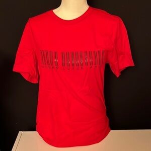 RED Urban Luxuriance Barcode T-shirt